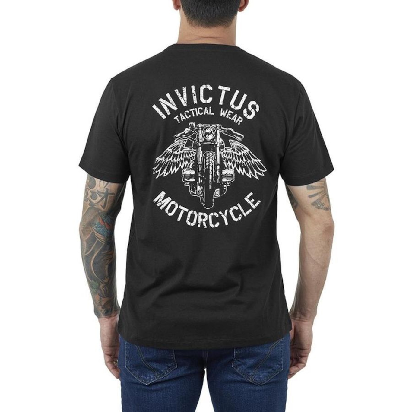 Camiseta Invictus Concept Motorcycle Wings Regular Fit - Masculina - Foto 2