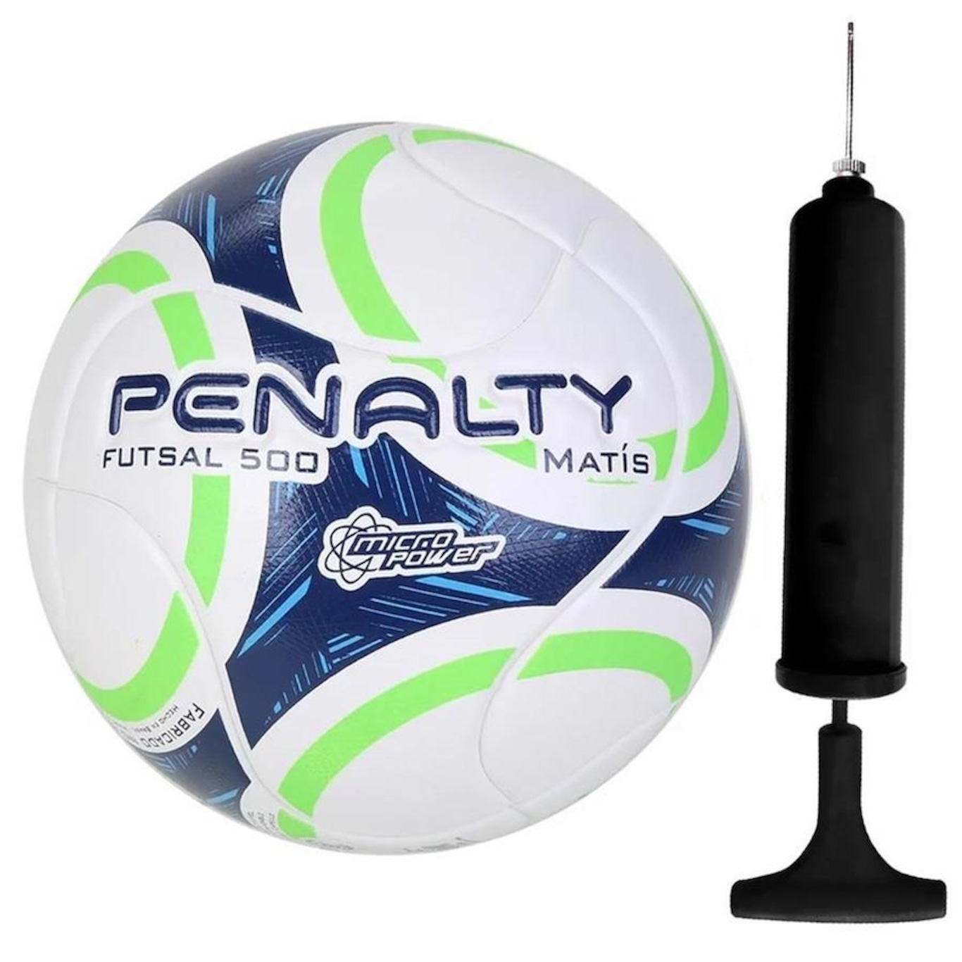 Bola de Futsal Matís 500 IX Penalty + Bomba de Ar - Foto 1