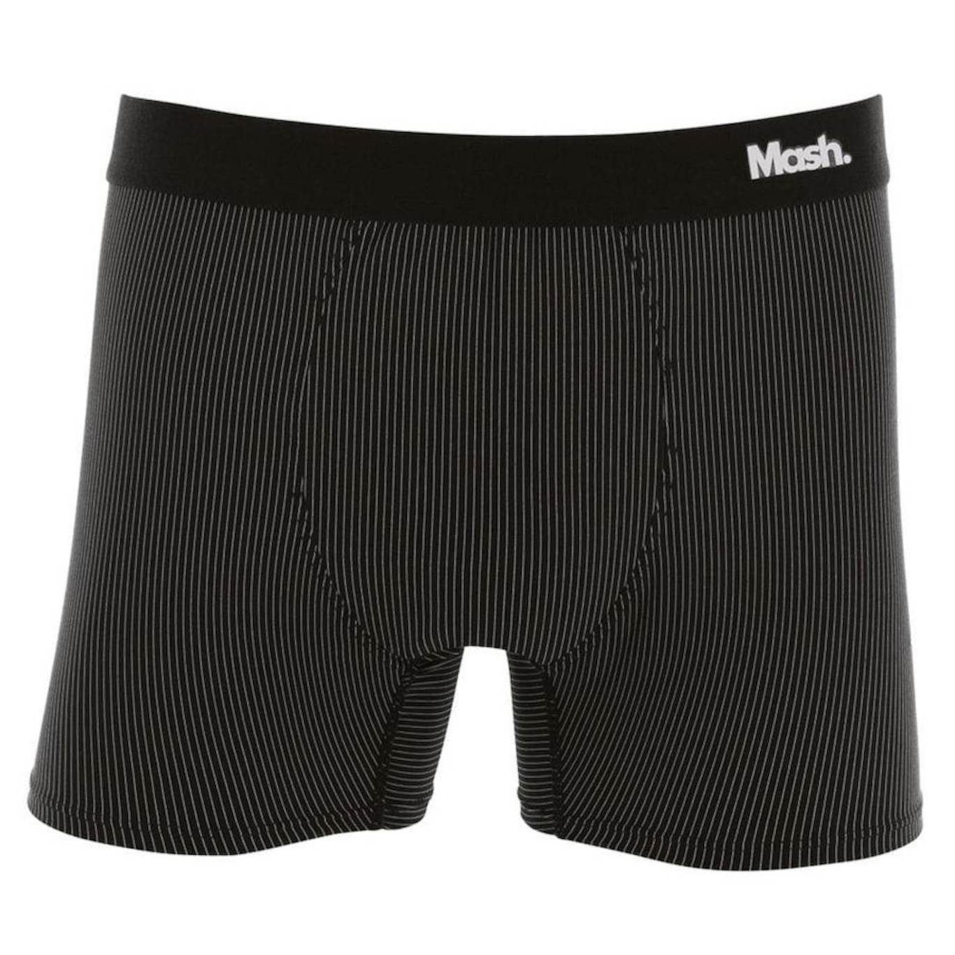 Cueca Boxer Mash Risca de Giz Microfibra Elástico - Adulto - Foto 1