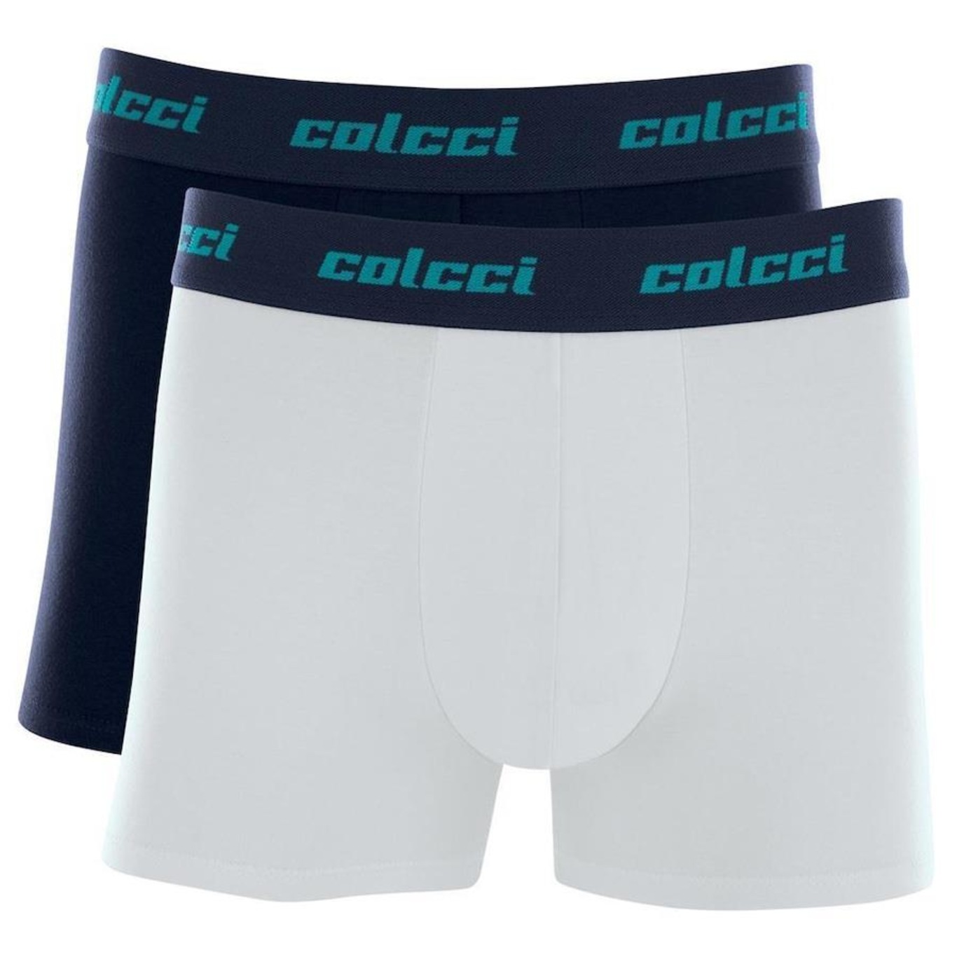 Kit Cueca Boxer Colcci 2 Peças Masculina Algodão com Elástico - Foto 1