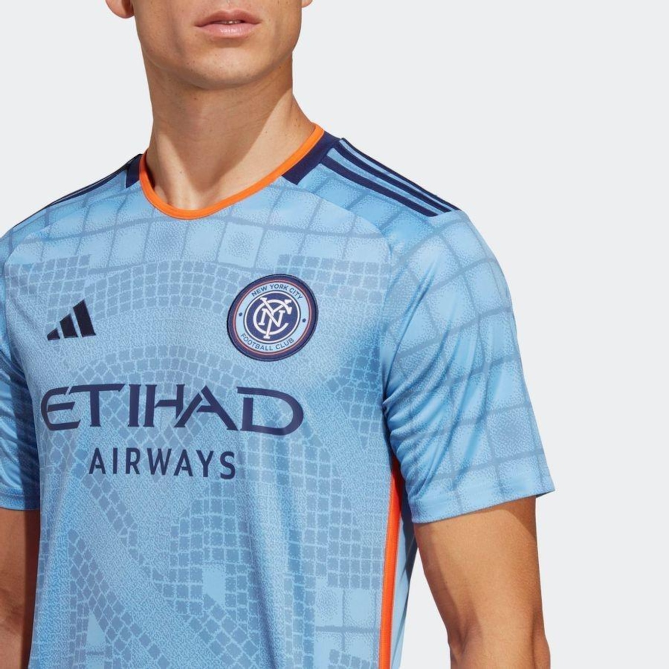 Camisa Oficial New York City FC 23/24 - Azul adidas