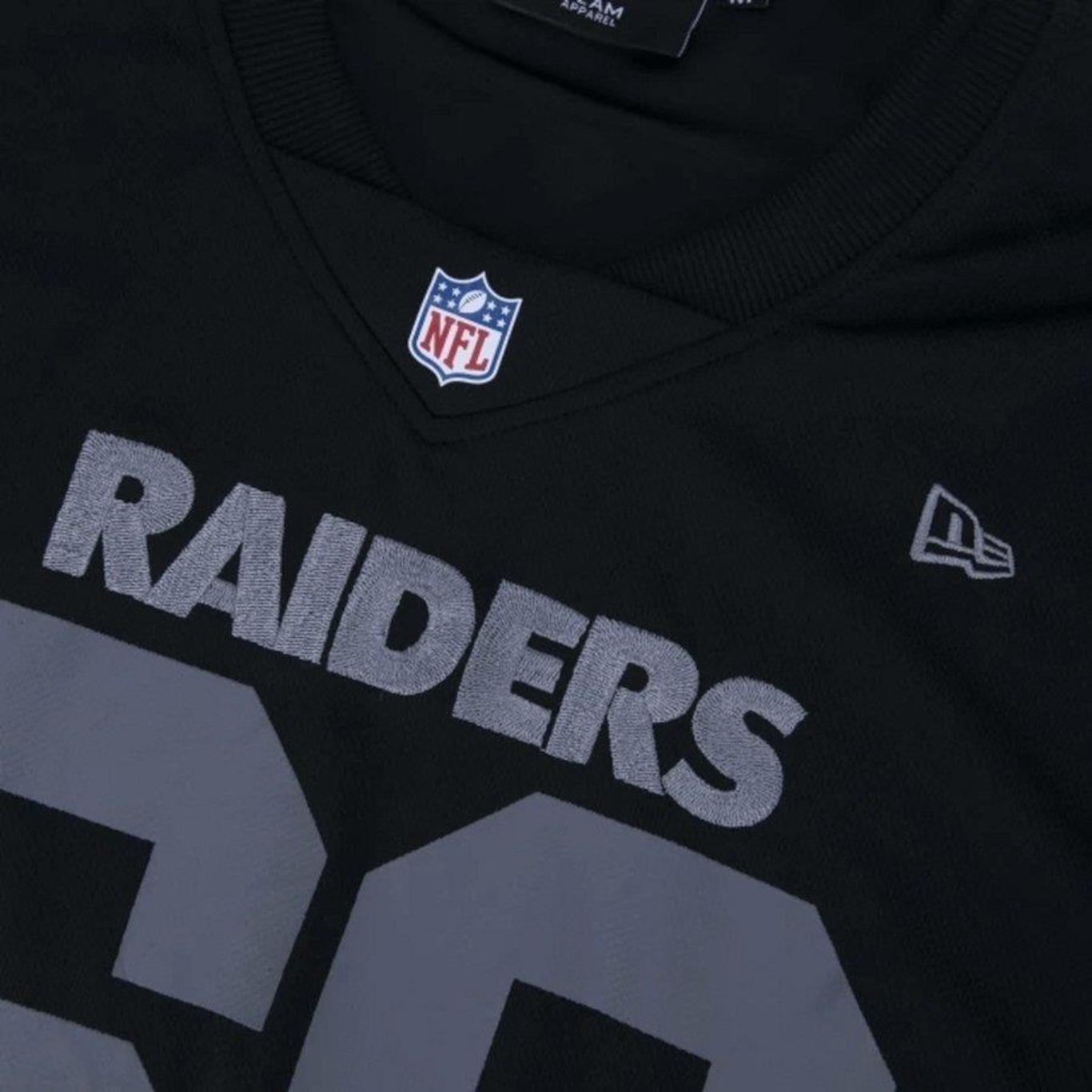 Camisa New Era NFL Las Vegas Raiders Jersey Core - Masculina - Foto 4