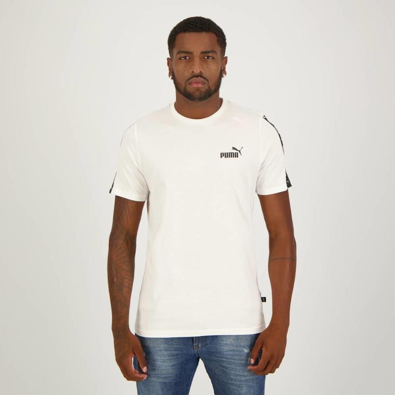 Camiseta Puma ESS+ Tape - Masculina - Foto 1