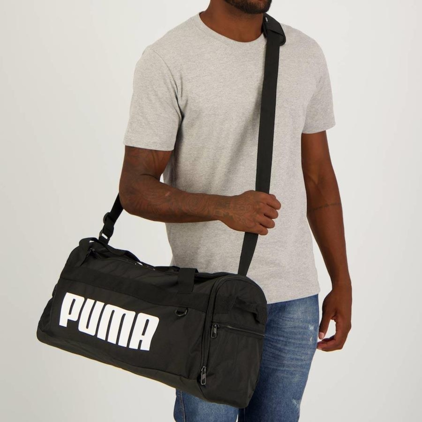 Mala Puma Challenger Duffel S - 35 litros - Foto 3