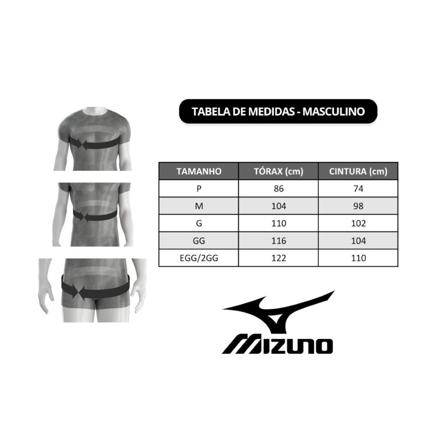 Camiseta Mizuno Manga Longa Energy - Masculina - Foto 3