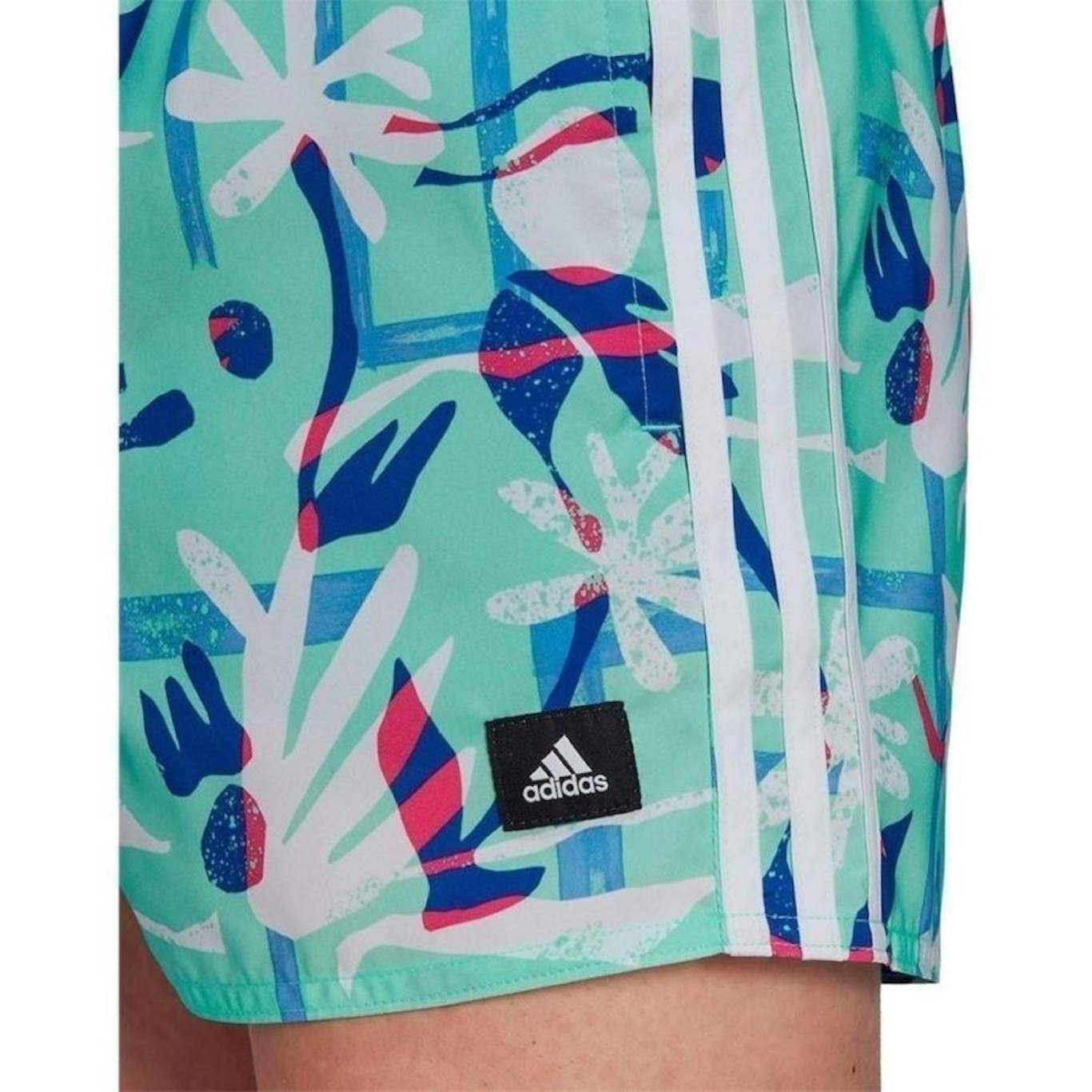 Shorts adidas Natação Flo - Masculino - Foto 4