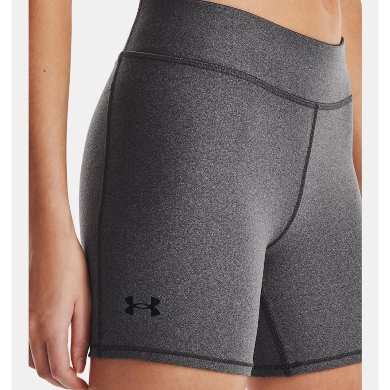 Shorts Under Armour Heat Gear Mid Rise- Feminino - Foto 3