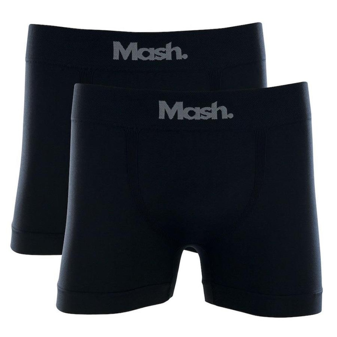 Kit Cuecas Boxer Mash Microfibra Sem Costura - 2 unidades - Adulto - Foto 1