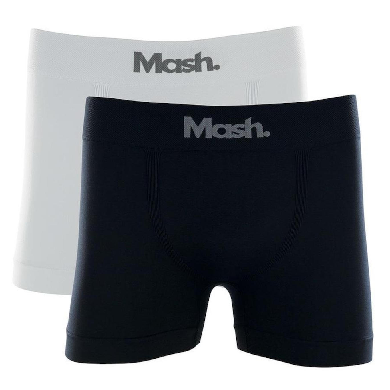 Kit Cuecas Boxer Mash Microfibra Sem Costura - 2 unidades - Adulto - Foto 1