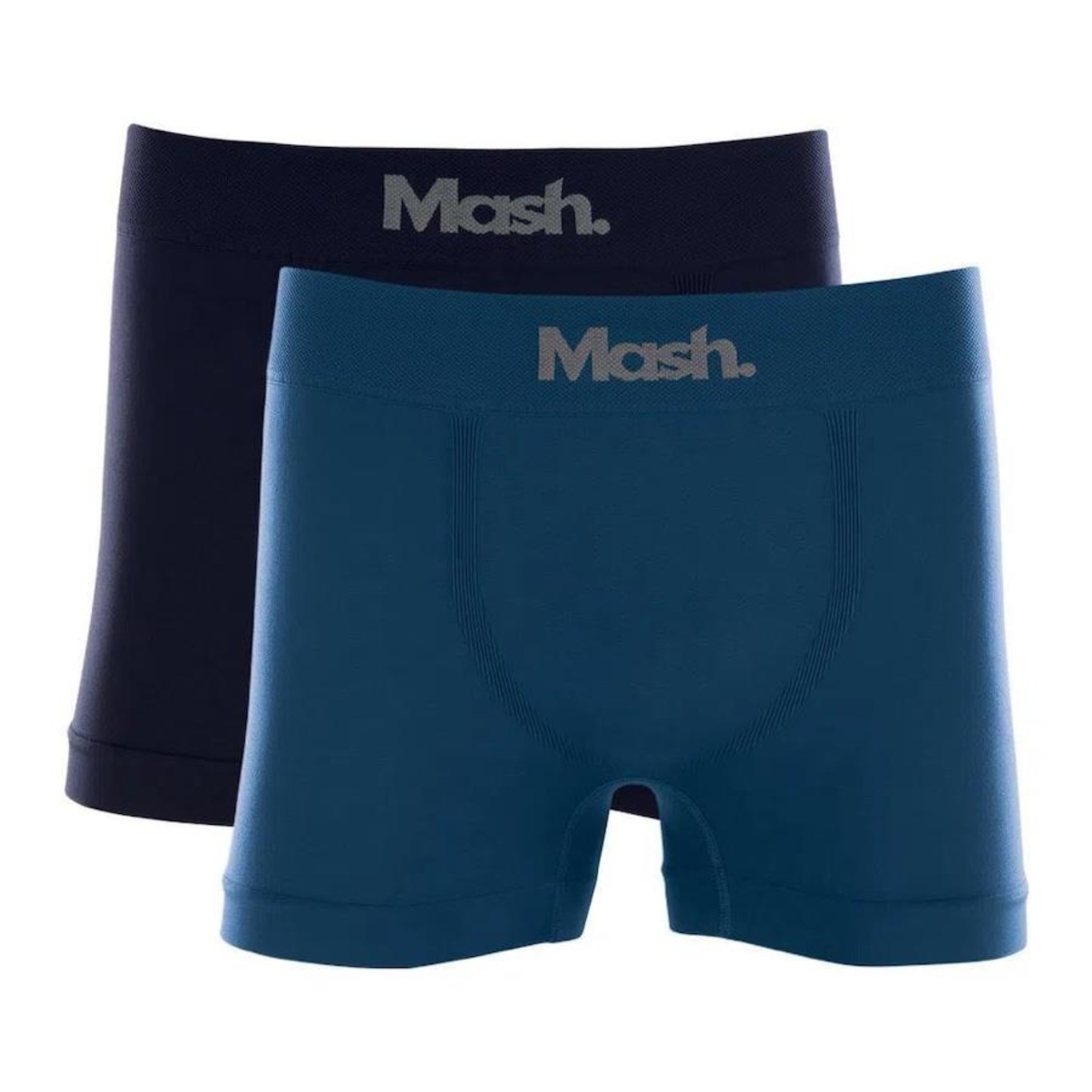 Kit Cuecas Boxer Mash Microfibra Sem Costura - 2 unidades - Adulto - Foto 1