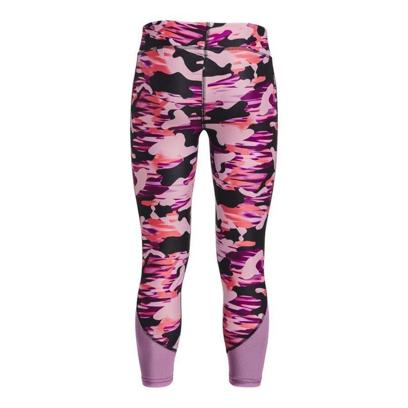 Calça Capri Under Armour HG Printed Ankle Crop - Infantil - Foto 2