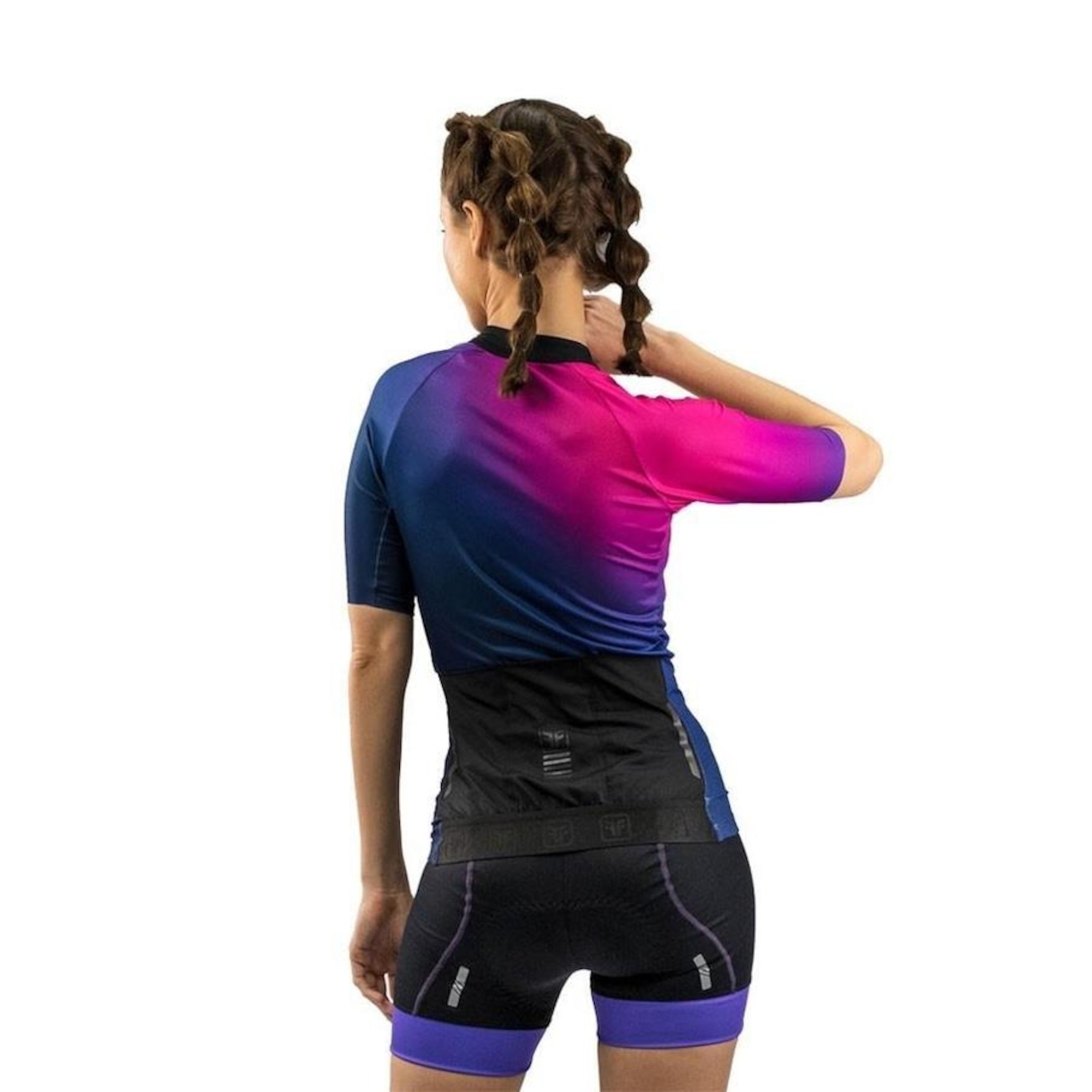 Camisa de Ciclismo Free Force Start All Fit Gradient - Feminina - Foto 4