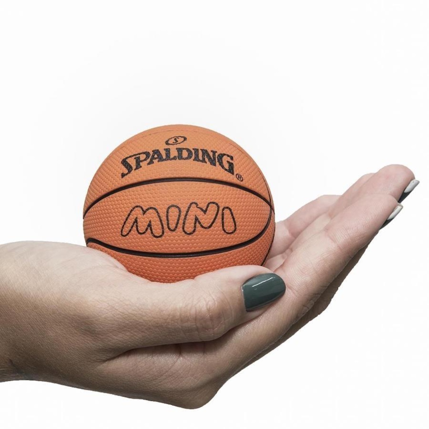 Mini Bola De Basquete Spalding Tf Cor Laranja Tamanho 1