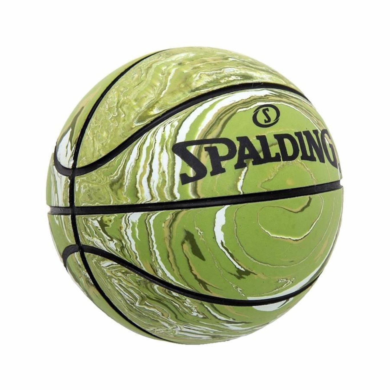 Mini Bola Basquete Spalding Spaldeen Unissex - Verde