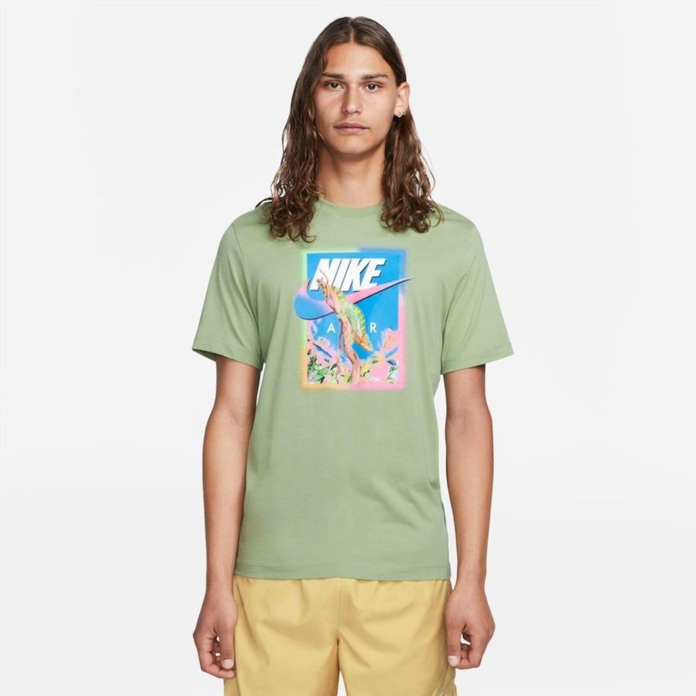 Camiseta Cropped Nike Sportswear Nsw Air Ss Preta - Compre Agora