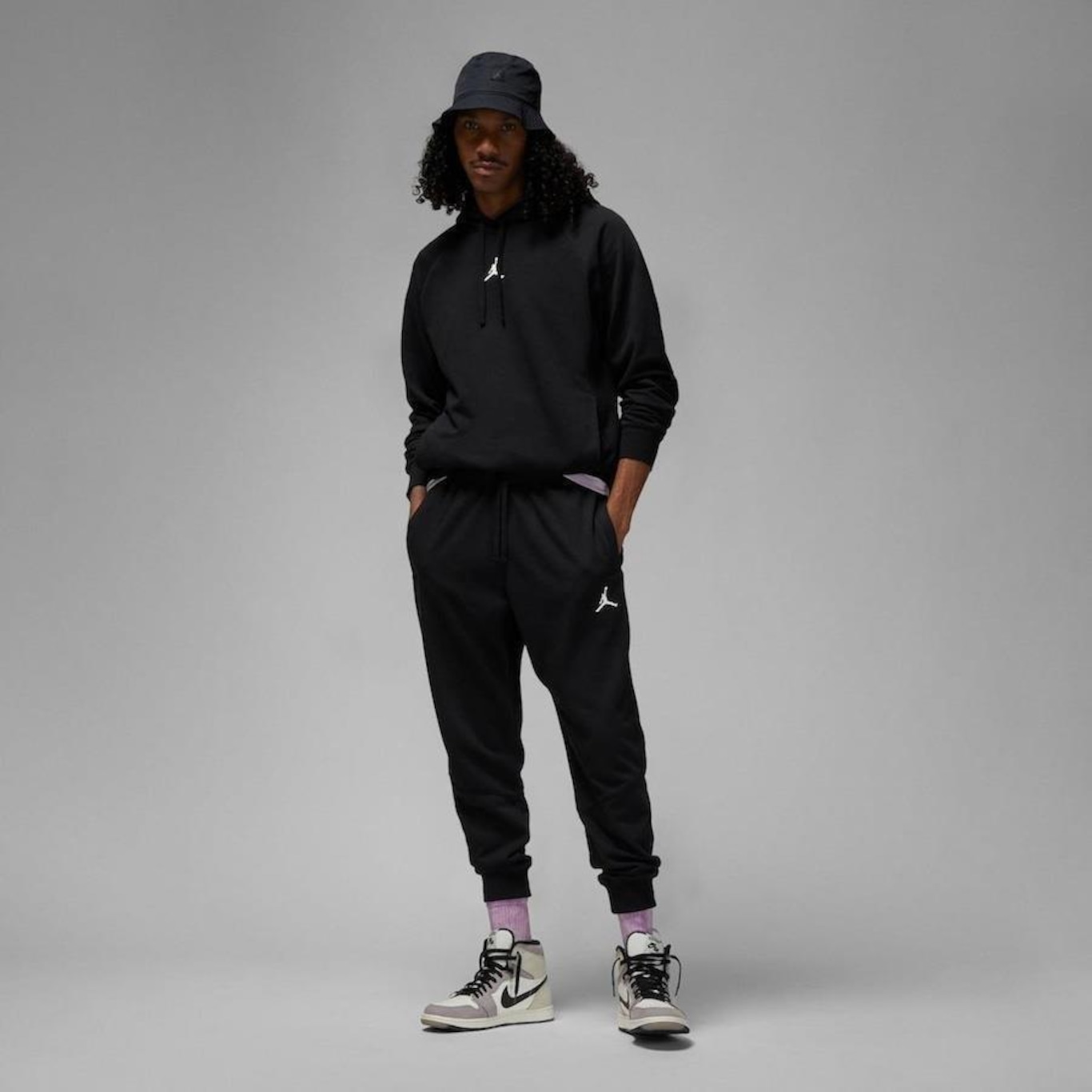 Calça Fleece Nike Jordan Dri-FIT Sport Crossover - Masculina