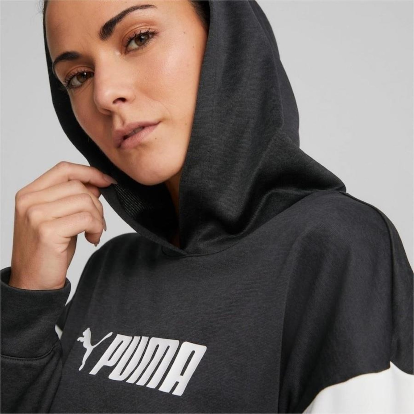 Blusão de Moletom com Capuz Puma Fit Tech Knit Hoodie - Feminino - Foto 5