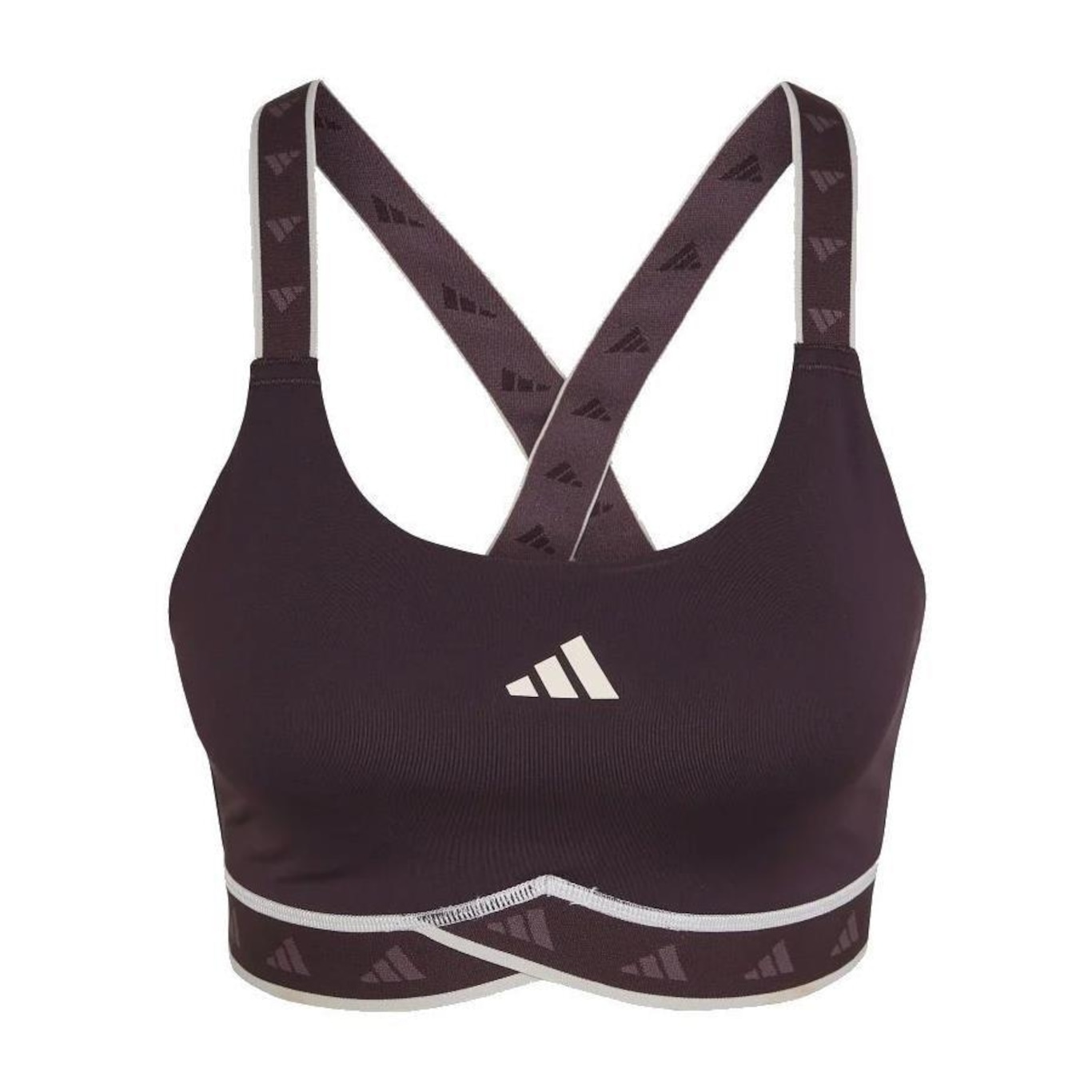 Top adidas Suporte PowerImpact - Feminino - Foto 1