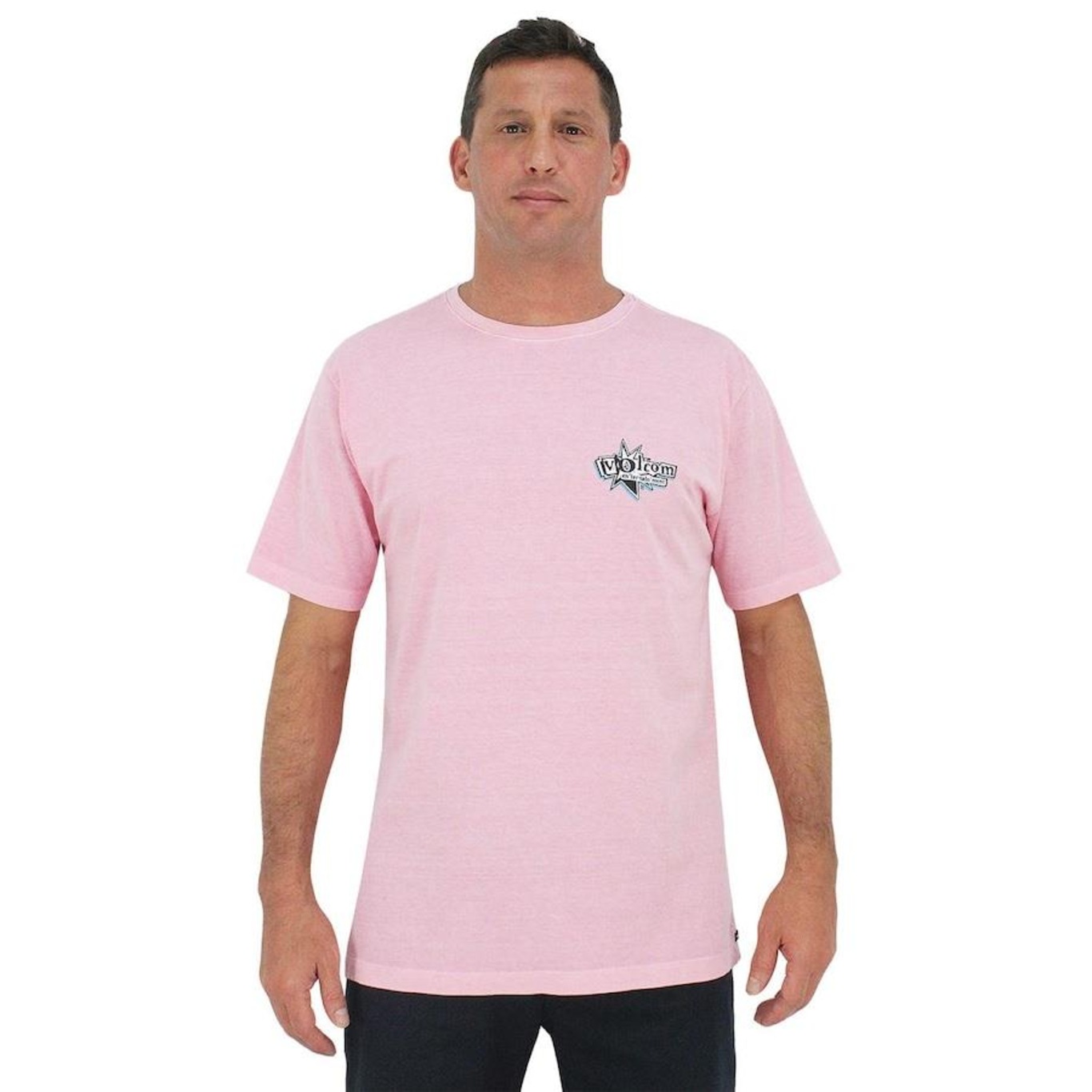 Camiseta Volcom Volcoment Pink - Masculina - Foto 2