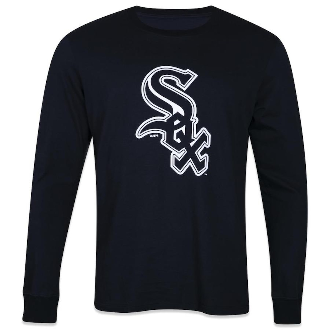 Camiseta New Era MLB Chicago White Sox Core Manga Longa - Masculina - Foto 1