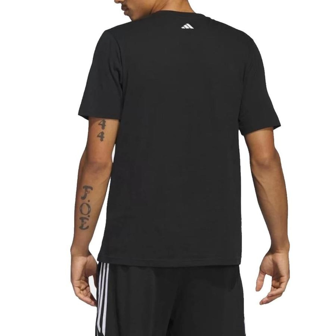 Camiseta adidas Estampada Lil Stripe Basketball - Masculina - Foto 3