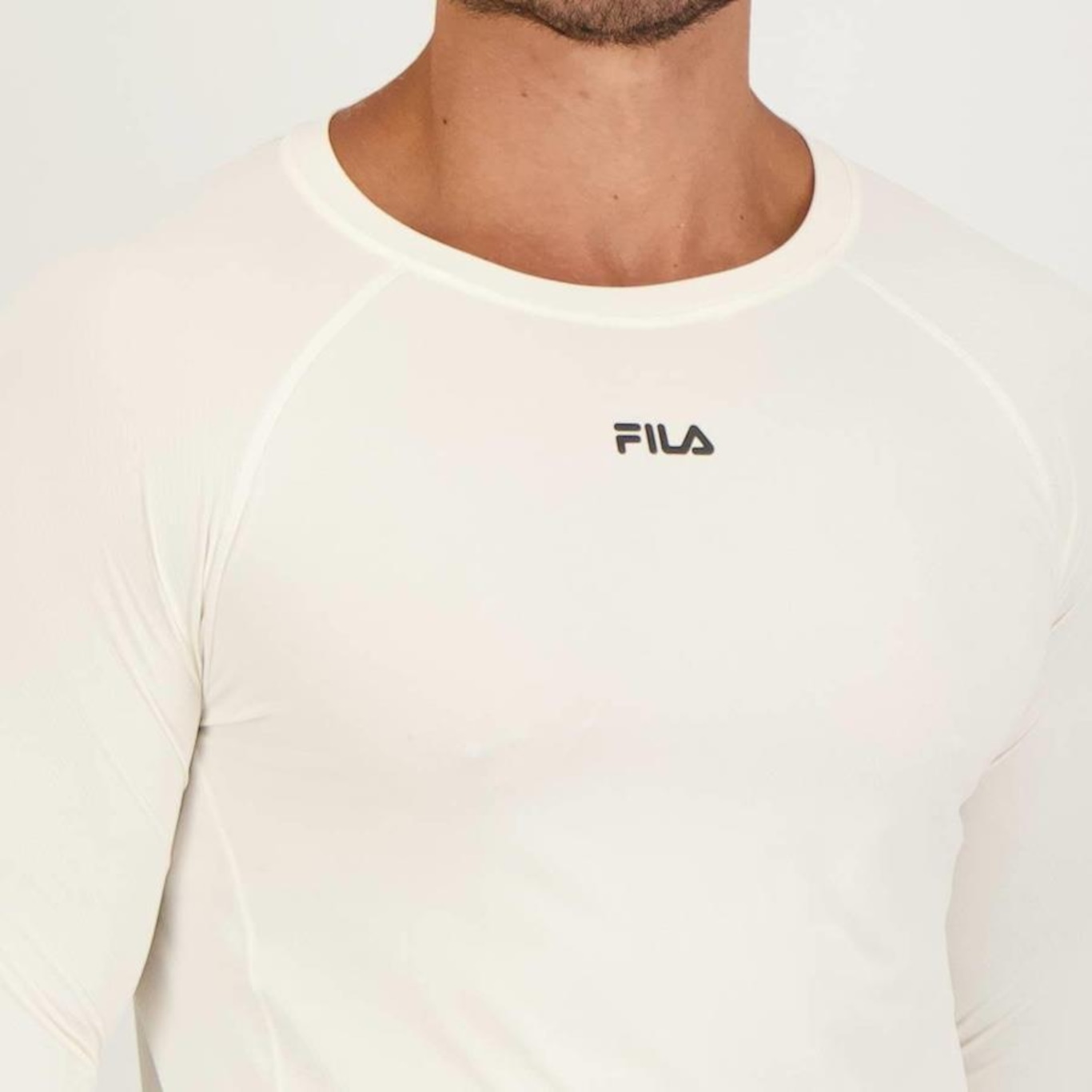 Camiseta Manga Longa Fila Bio - Masculina - Foto 4