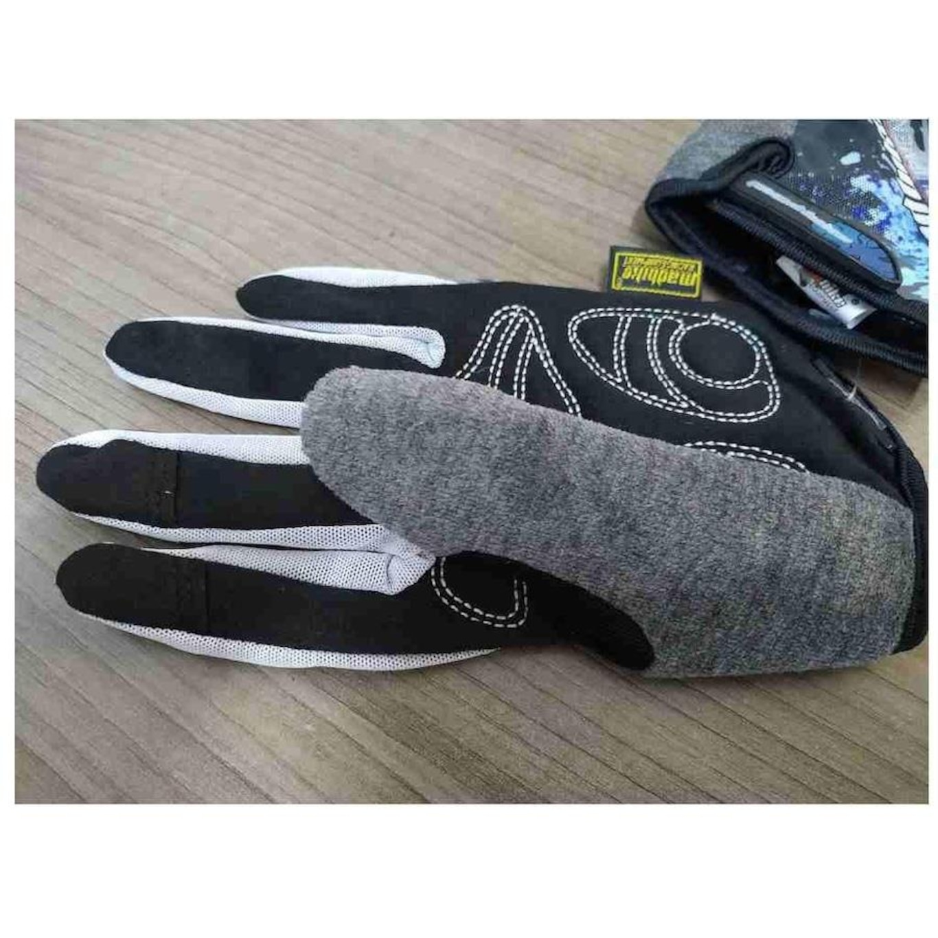 Luvas para Ciclismo MadBike Dedo Longo - Adulto - Foto 3