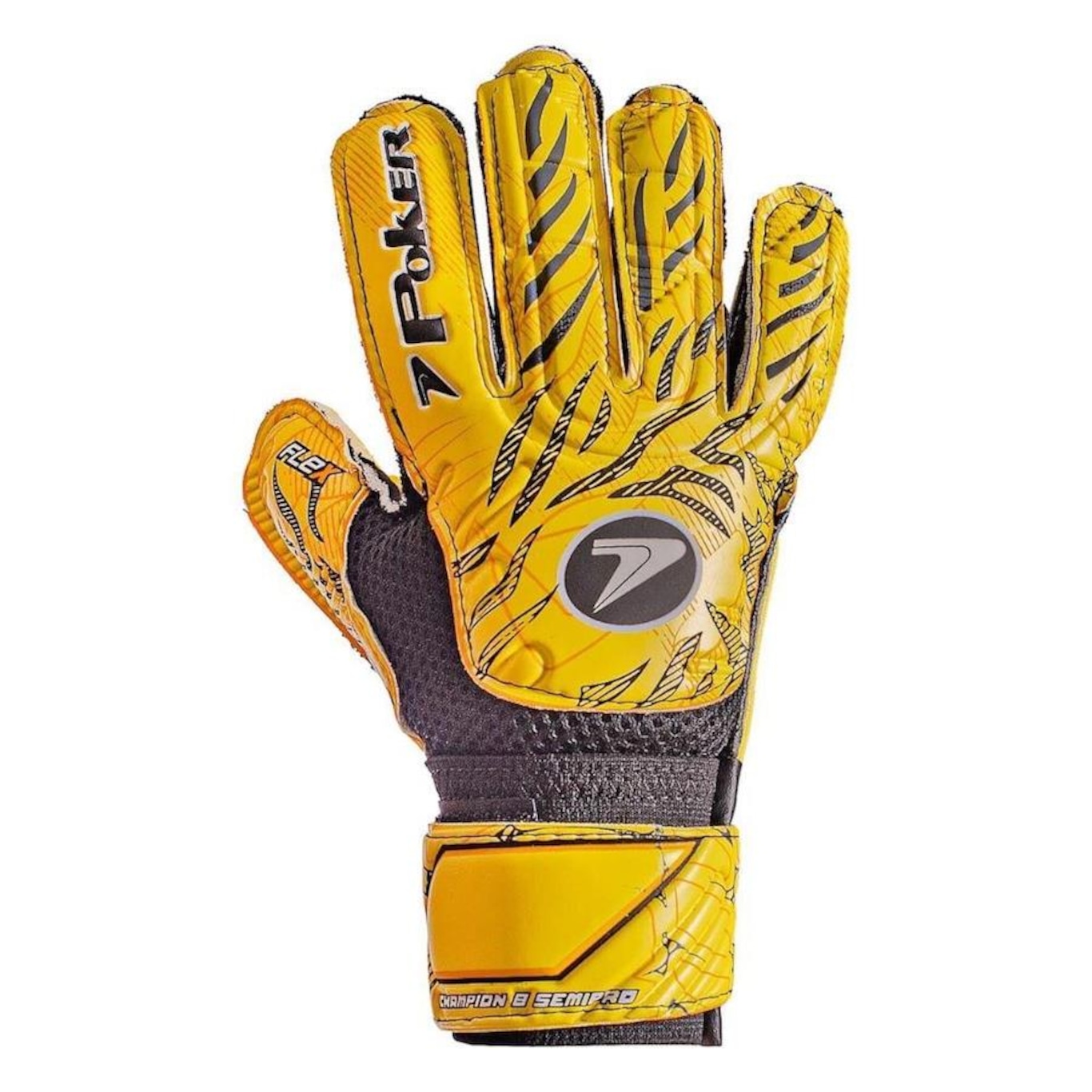 Luvas de Goleiro de Campo Poke Semi Profissional Multiterreno Champion 8 - Adulto - Foto 2