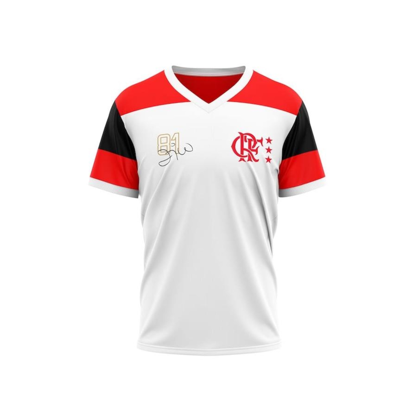 Camiseta do Flamengo Zico nº 10 - Infantil - Foto 1