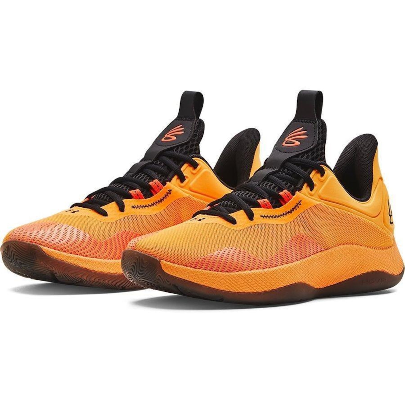 Under Armour Curry Hovr Splash 2 Basketball Shoes in Yellow for