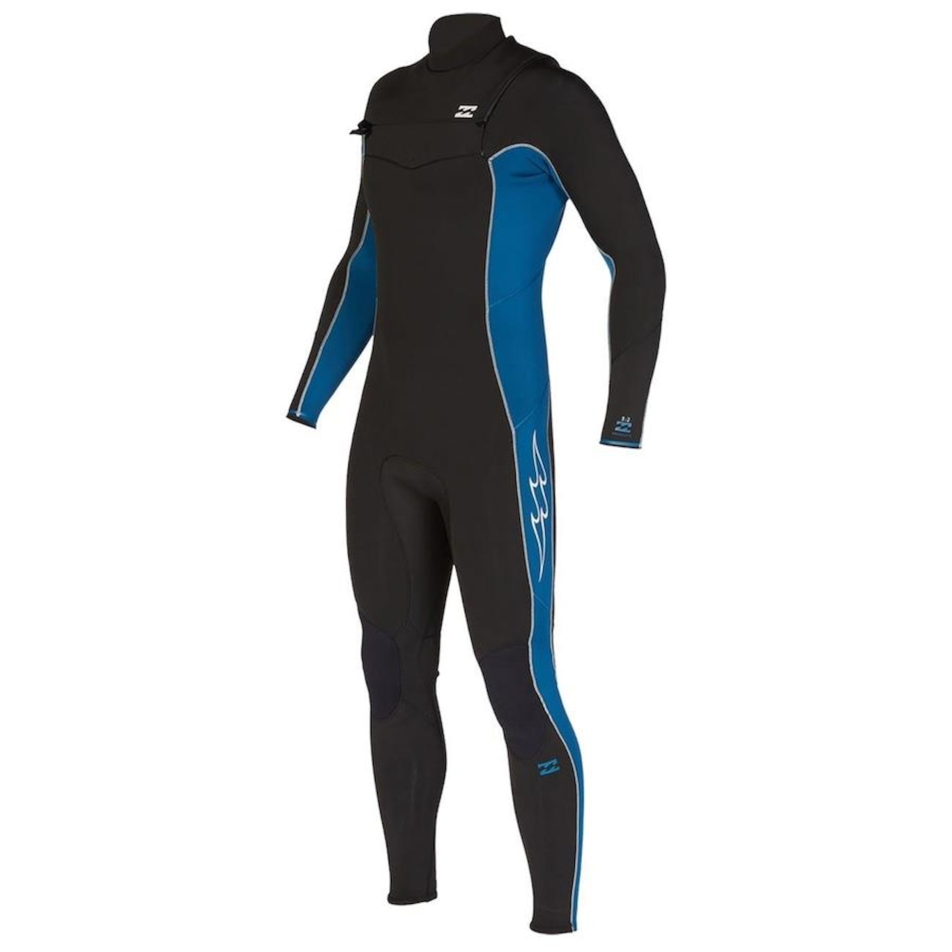 Long John Billabong 302 Absolute Chest Zip Full Lagoon - Masculino - Foto 1