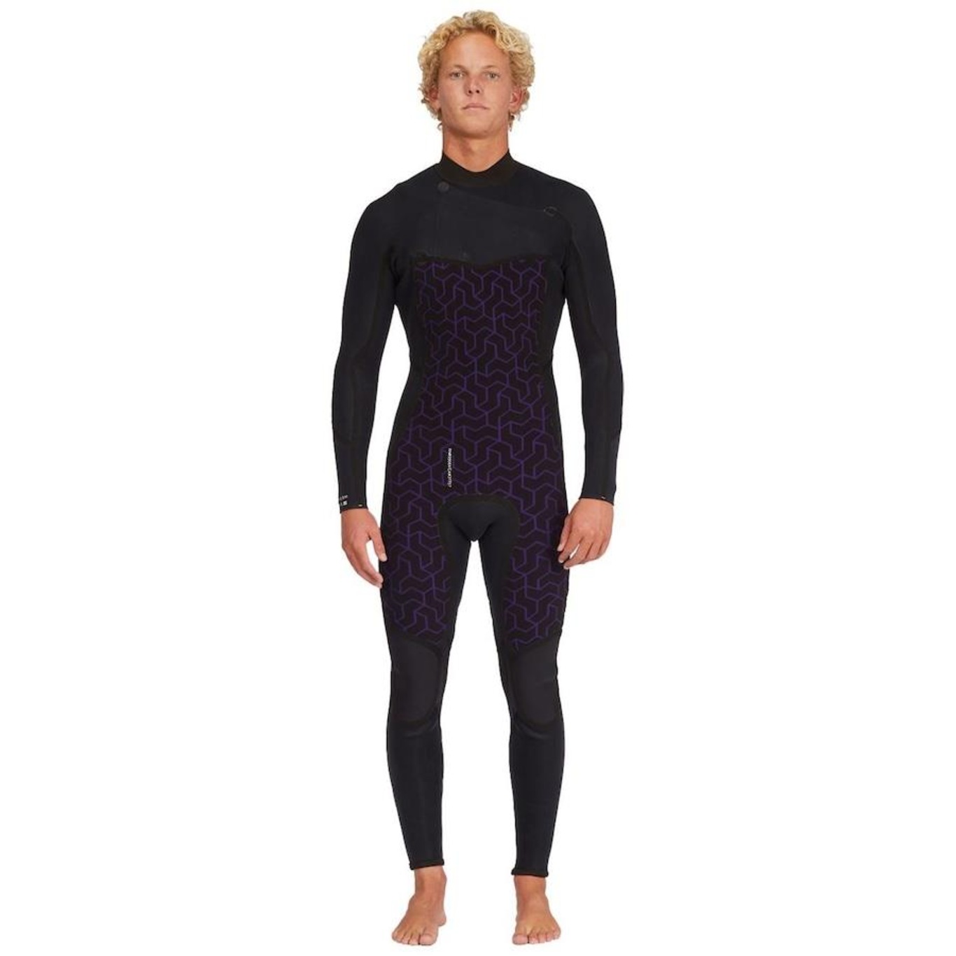 Long John Billabong 302 Absolute Chest Zip Full Lagoon - Masculino - Foto 6