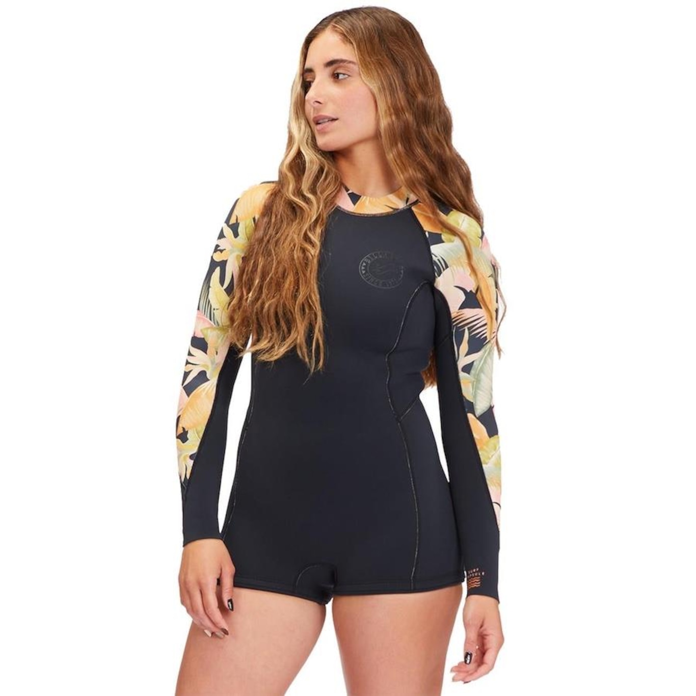 Short John Billabong Spring Fever Jungle Night - Feminino - Foto 1