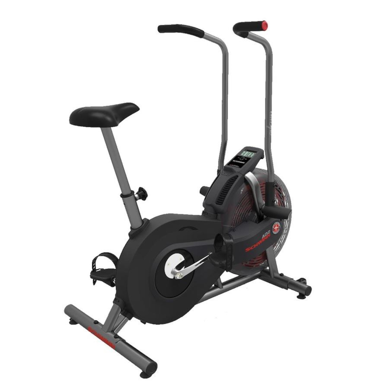 Air Bike Schwinn AD2 AirDyne Residencial Painel LCD Completo - Foto 2