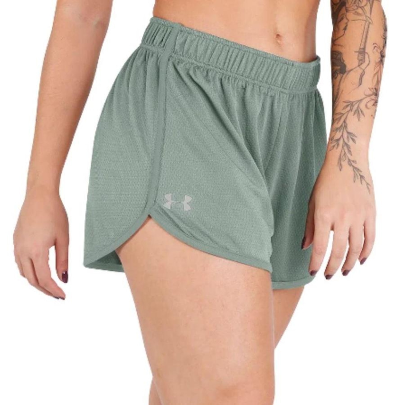 Shorts Under Armour Tech Mesh 3 BRZ - Feminino - Foto 4