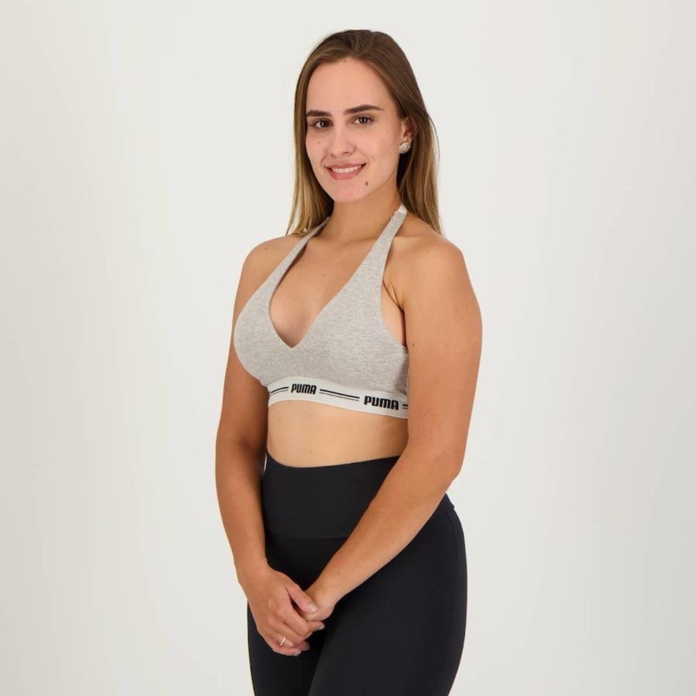 Top Fitness Puma Cotton - Feminino - Foto 3