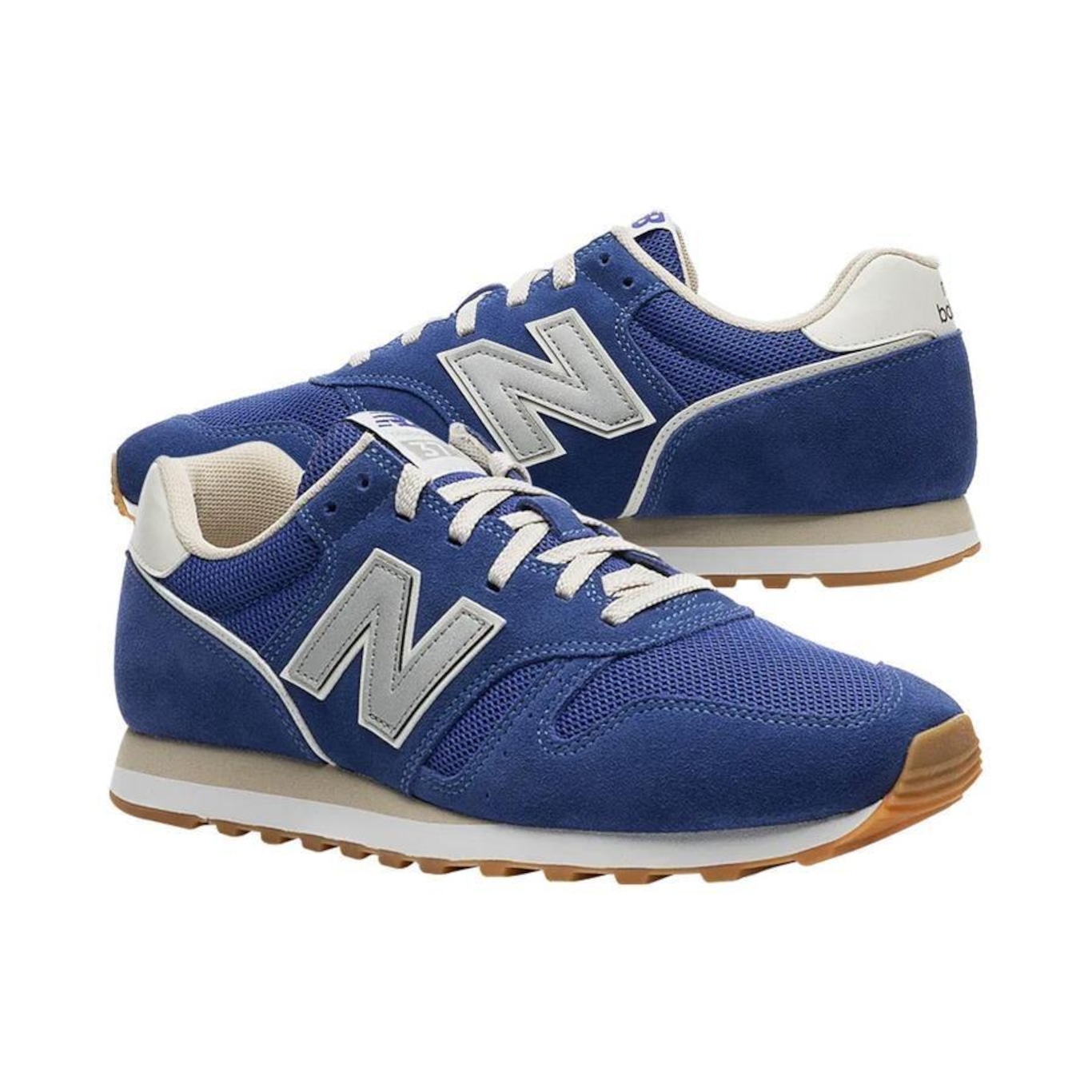 Tênis New Balance 373V2 + Par de Meia - Masculino - Foto 2