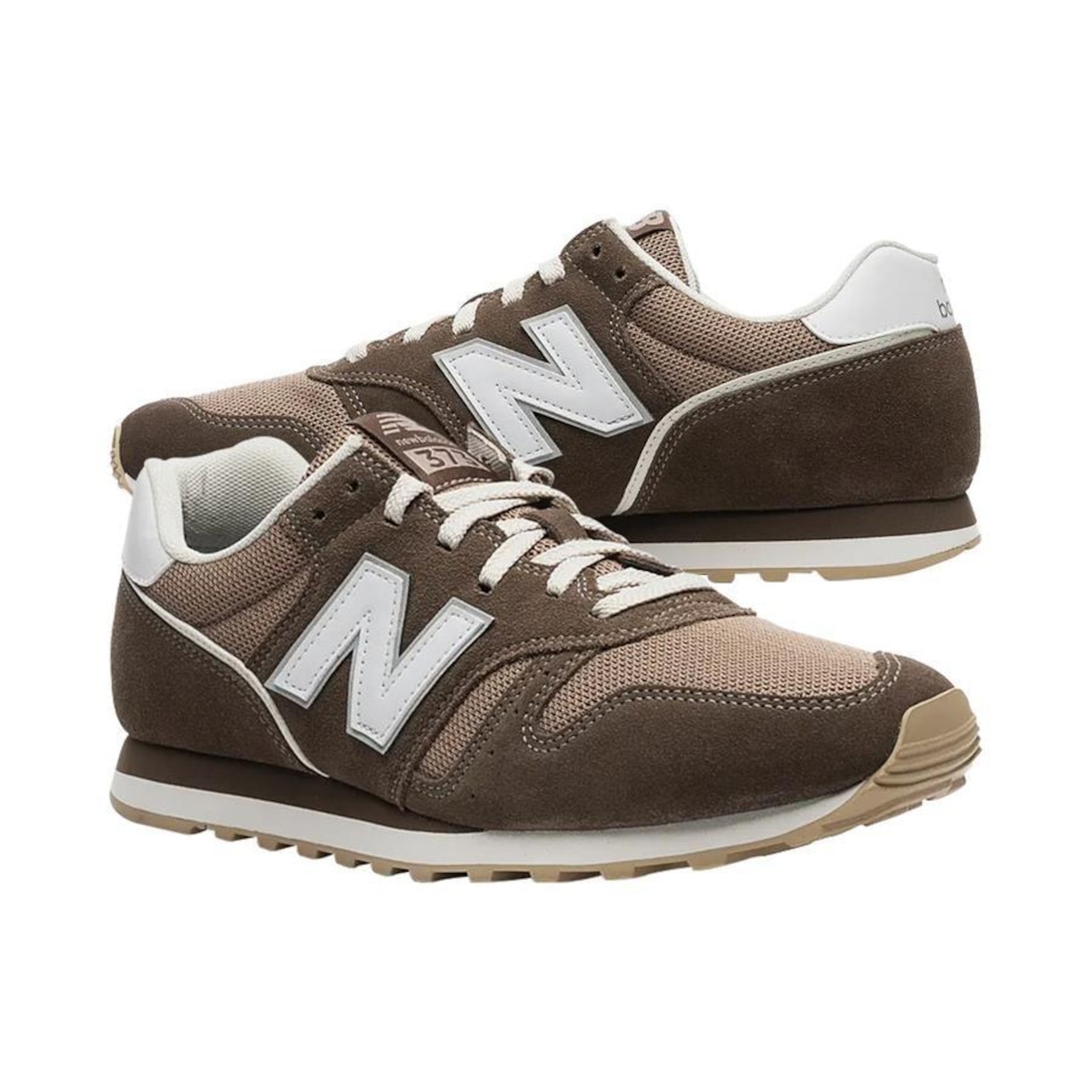 Tênis New Balance 373V2 + Par de Meia - Masculino - Foto 2