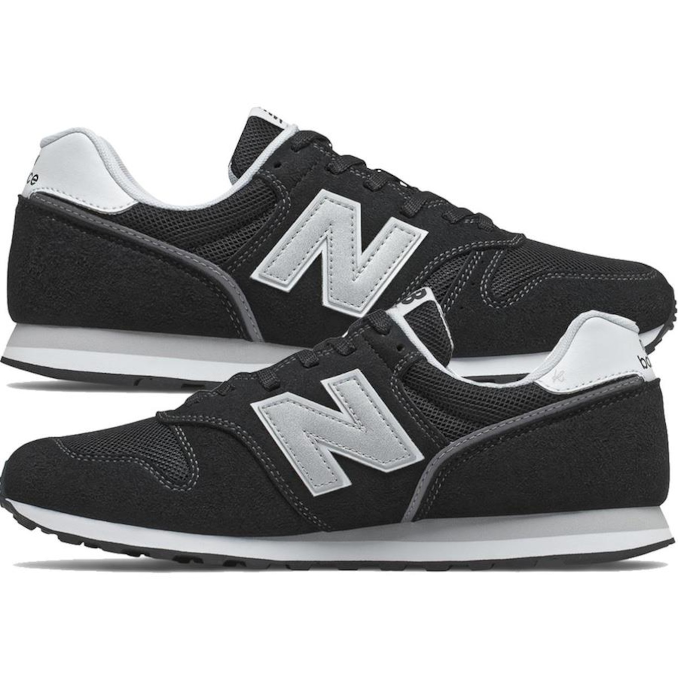 Tênis New Balance 373V2 + Par de Meia - Masculino - Foto 2