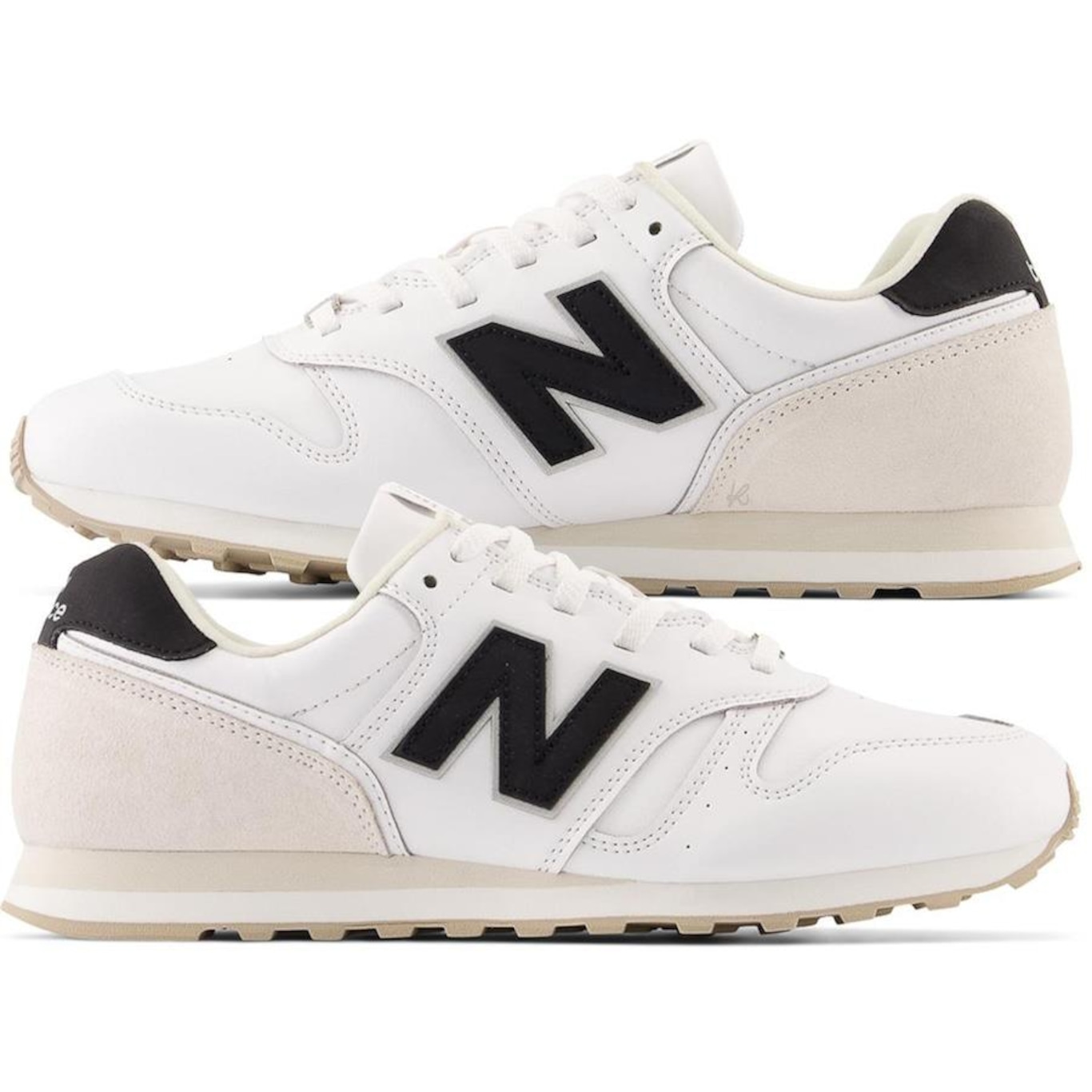 Tênis New Balance 373V2 + Par de Meia - Masculino - Foto 5