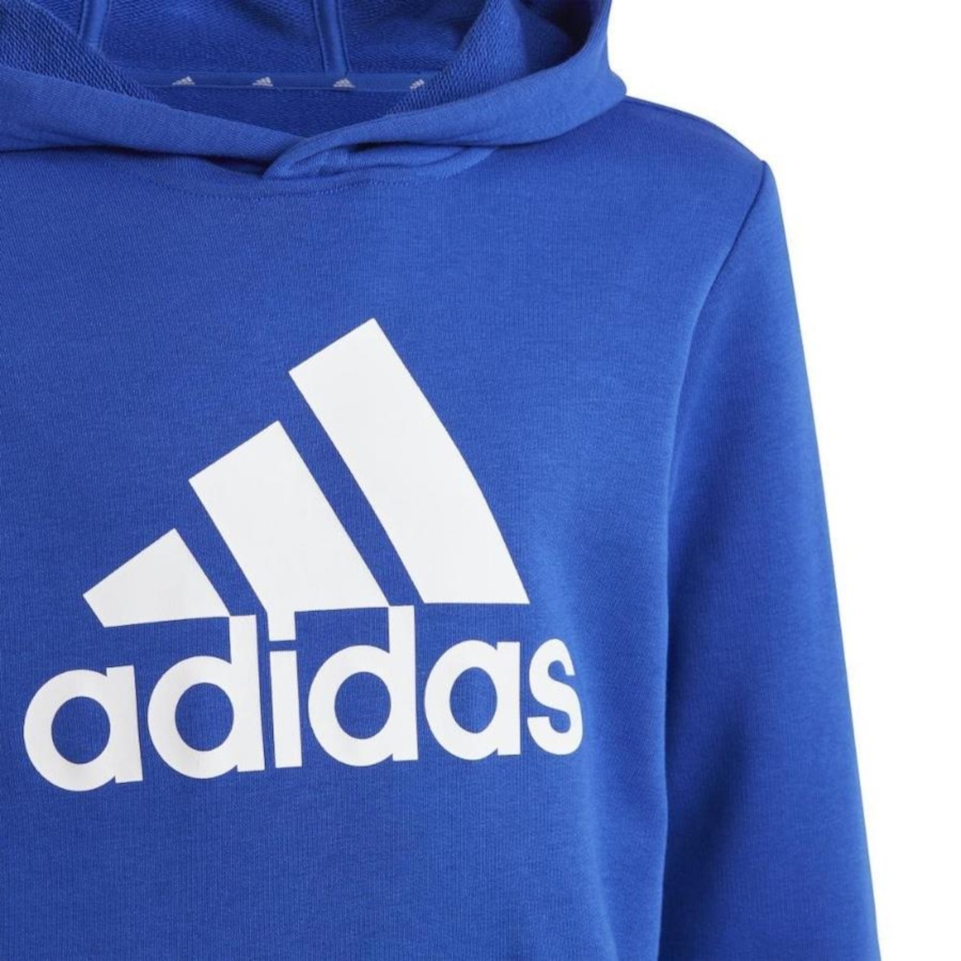 Blusão de Moletom com Capuz adidas Essentials Big Logo - Infantil - Foto 3