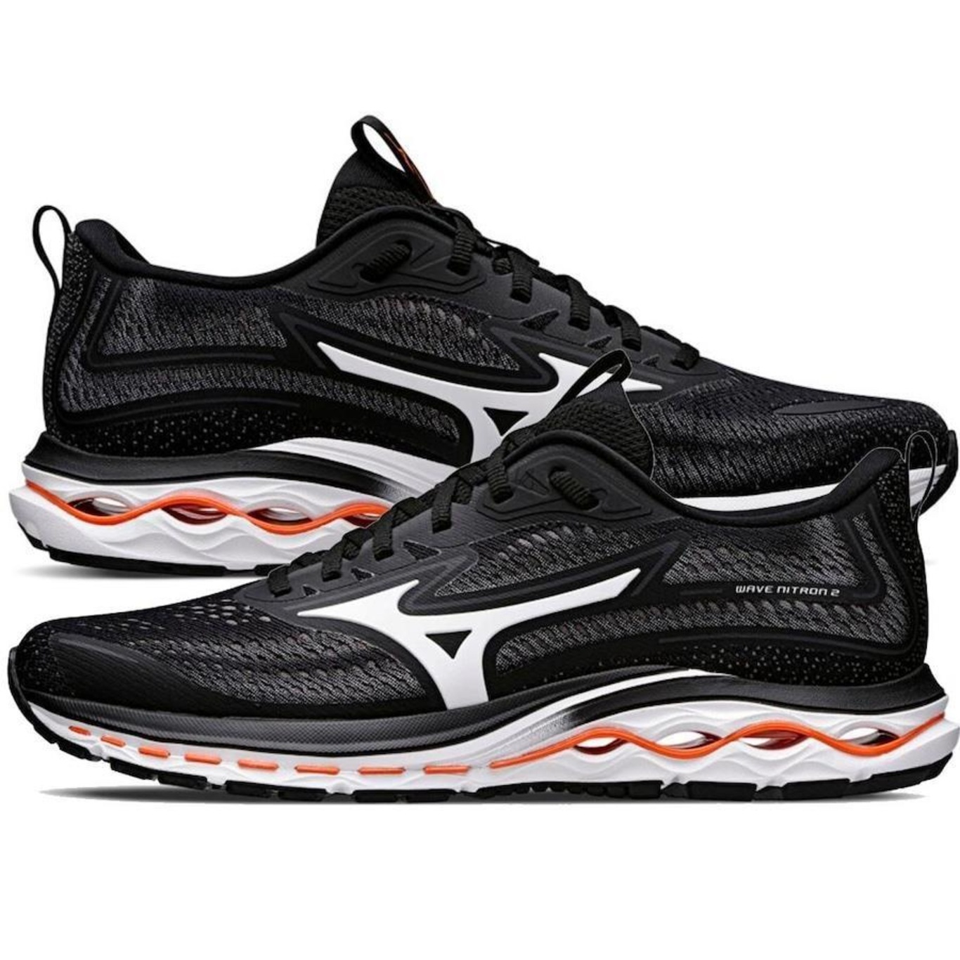 Tênis Mizuno Wave Nitron 2 + Par de Meia - Masculino - Foto 2