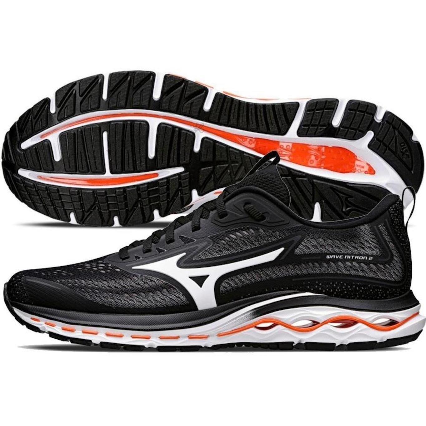 Tênis Mizuno Wave Nitron 2 + Par de Meia - Masculino - Foto 5