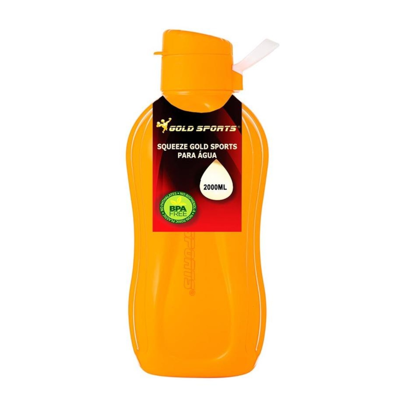 Garrafa Gold Sports Resistente II - 2 Litros - Foto 1