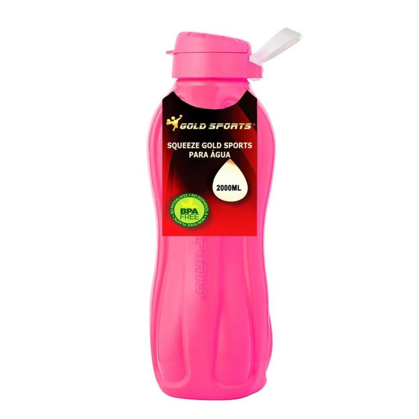 Garrafa Gold Sports Resistente II - 2 Litros - Foto 1