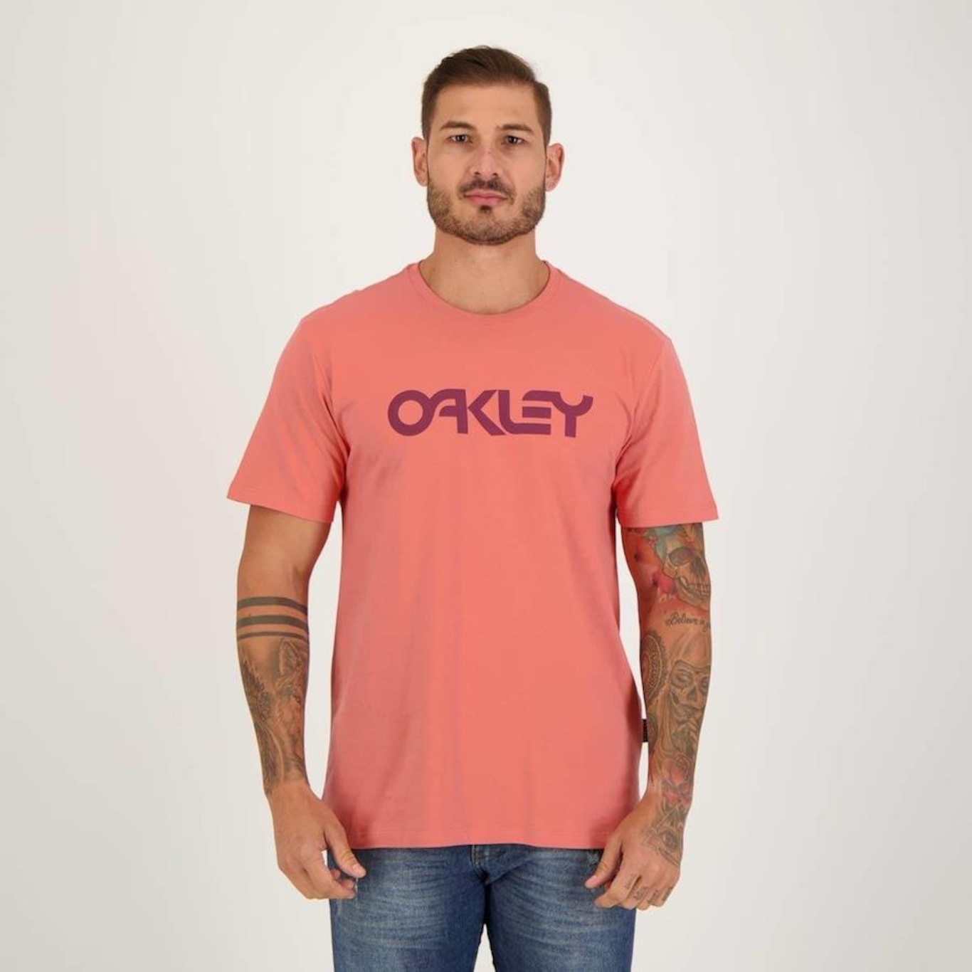 Camiseta Oakley Mark II SS Masculina - Cinza