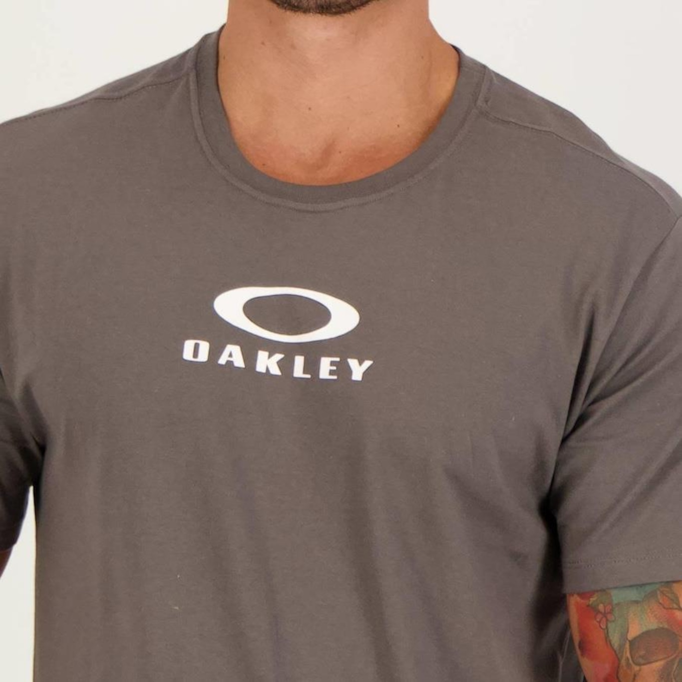 Camiseta Oakley Bark New Tee New Crimson - Masculina