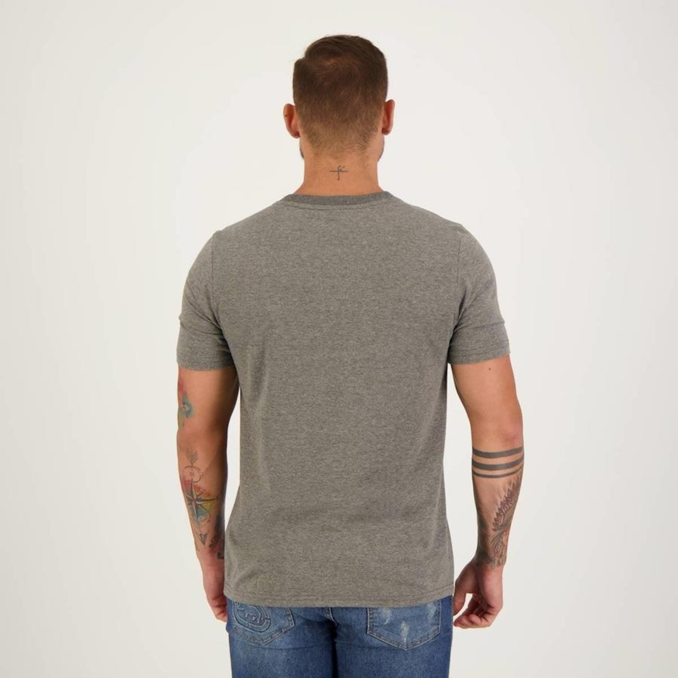 Camiseta Fila Letter Outline - Masculina - Foto 3