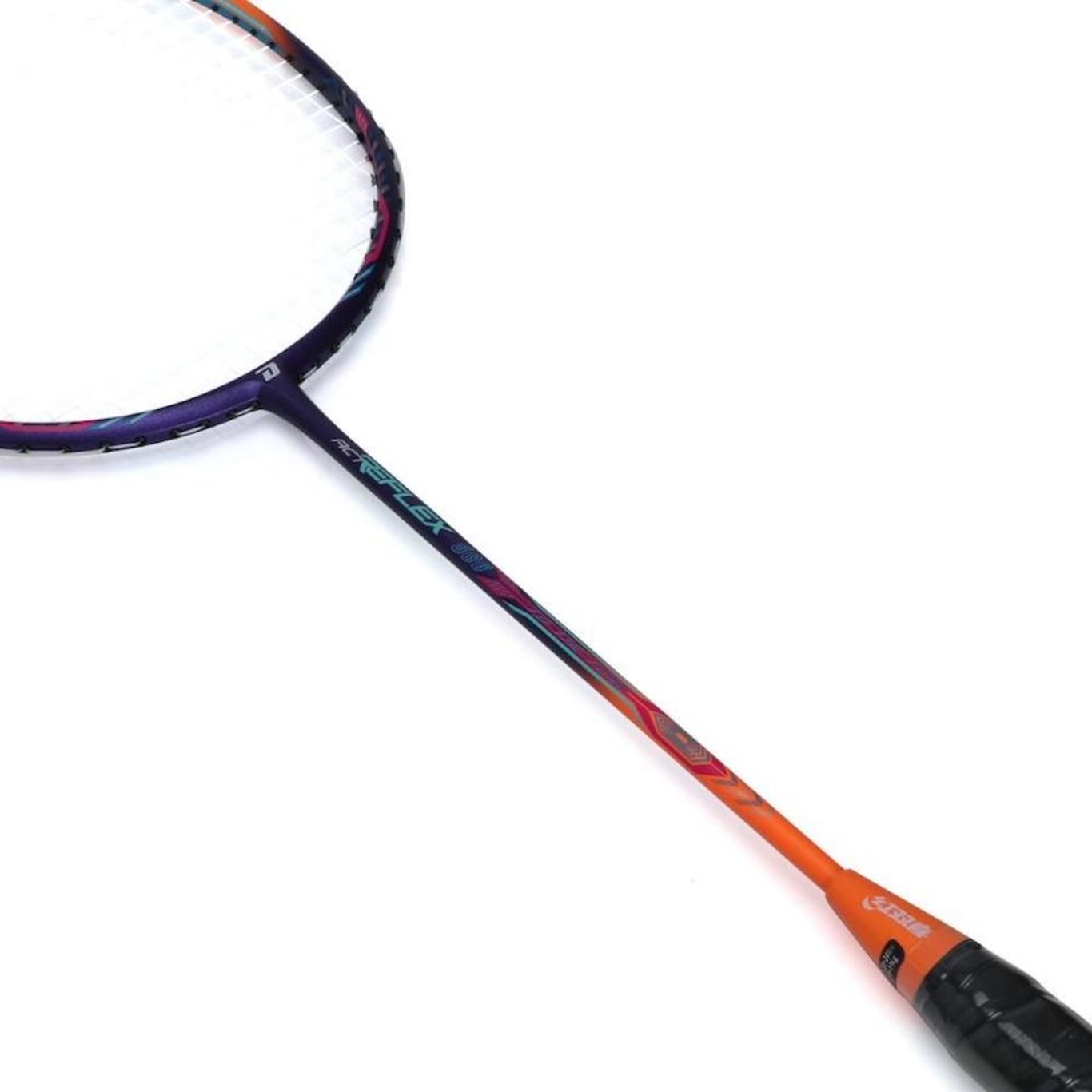 Raquete de Badminton DHS RF586 Full Carbon Series - Adulto - Foto 2