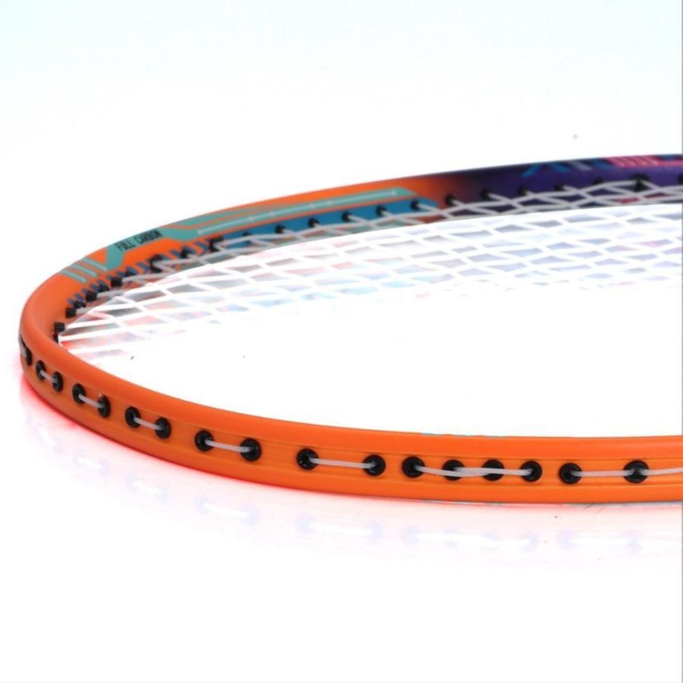 Raquete de Badminton DHS RF586 Full Carbon Series - Adulto - Foto 5